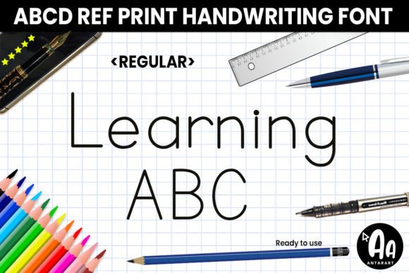 Abcd Ref Regular: The Practical Font for Learning & Design