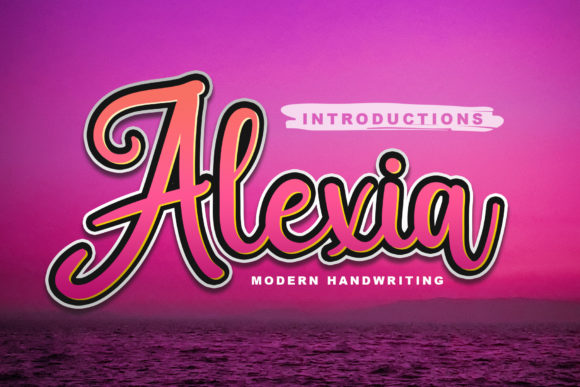 Alexia: A Script Font That Brings Effortless Elegance to Your Designs