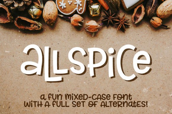 Allspice: A Mixed-Case Font for Playful, Versatile Design