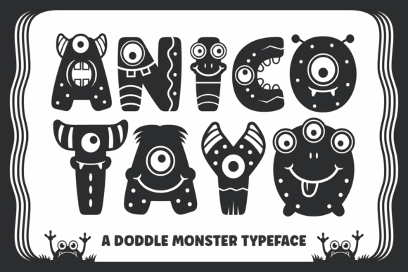 Anico Tayo: A Monster Font That Brings Playful Energy to Design