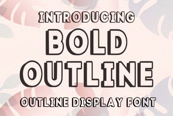 Bold Outline: Your New Go-To for Friendly, Assertive Design