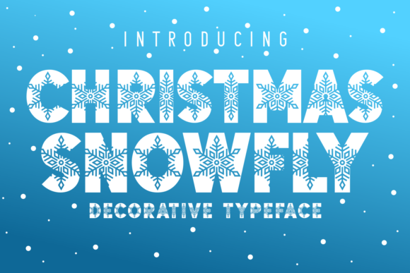 Christmas Snowfly: A Festive Font That Brings Whimsy to Any Project