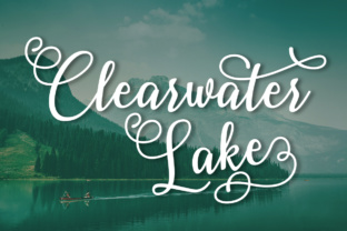 Clearwater Lake: A Script Font That Balances Elegance with Usability