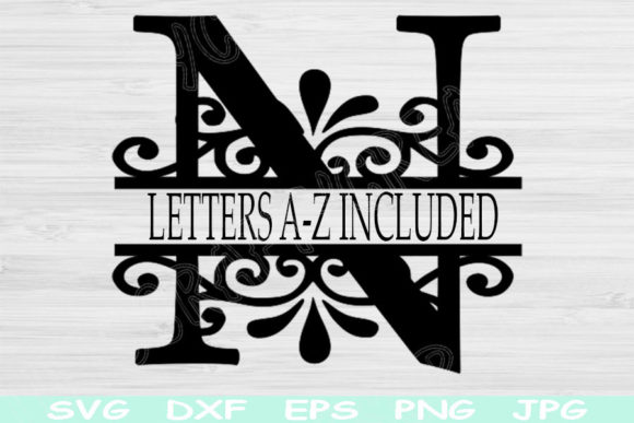 Crafting Personalized Magic with Split Monogram SVGs