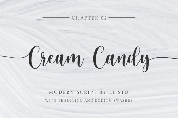 Cream Candy: The Modern Script Font That Adds Instant Charm