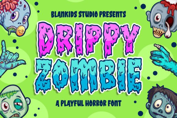 Drippy Zombie: A Font That Brings Spooky Fun to Your Projects