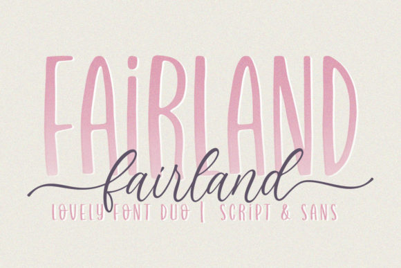Fairland Duo: The Charm of Handwritten Meets Sans Serif
