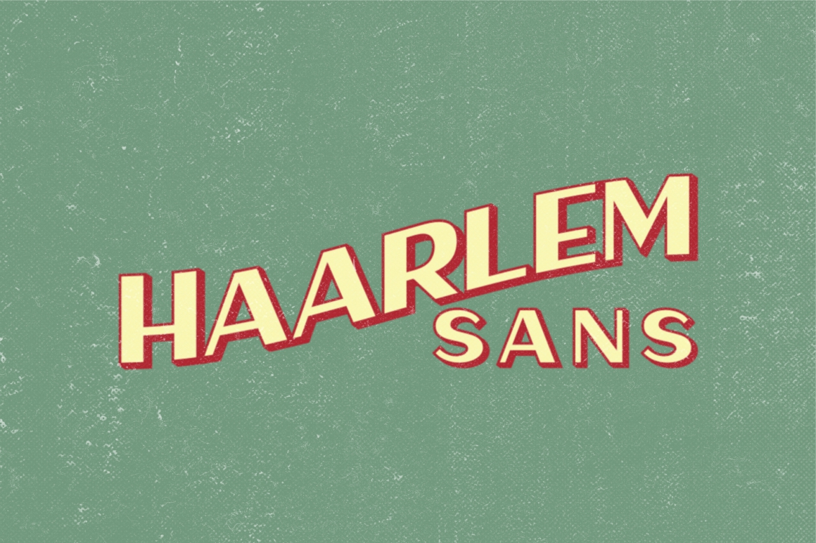 Haarlem Sans: Where Vintage Charm Meets Modern Design