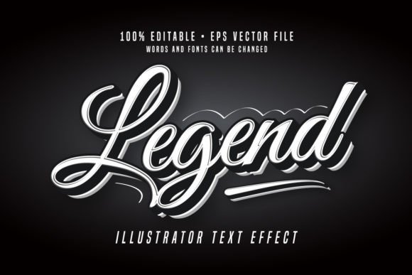 Legend 3D Illustrator Text Effect: Your Shortcut to Impactful Typography