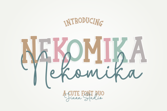 Nekomika: The Duo Font That Adds Instant Charm to Any Design