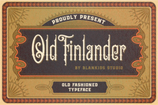 Old Finlander: A Victorian-Inspired Font for Distinctive Projects