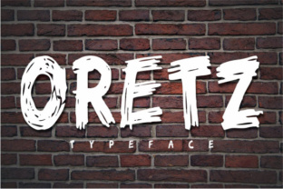 Oretz: The Brush Stroke Font with a Handmade Heart