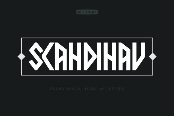 Scandinav: A Display Font for Modern Brand Identity