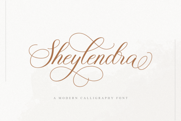 Sheylendra: A Modern Calligraphy Font for Elegant Branding