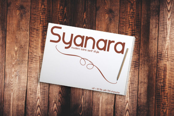 Syanara: The Sans Serif Font That Works as Hard as You Do